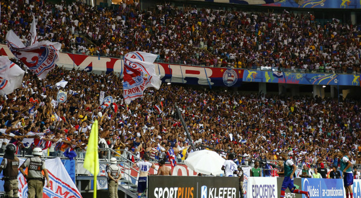  Arena Fonte Nova, em Salvador, costuma estar sempre cheia em jogos da Série B do Brasileirão!