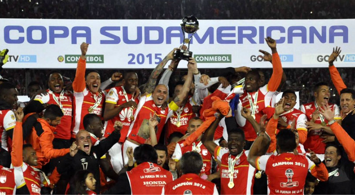  Santa Fe foi o terceiro clube a conquistar o título da Copa Sul-americana nos pênaltis!