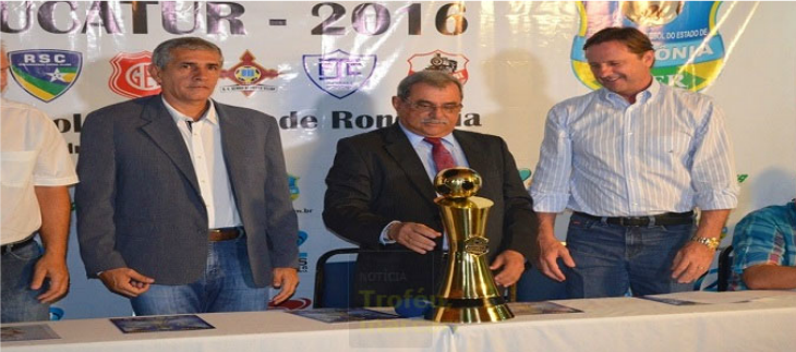  Troféu do Rondoniense 2016 já está a espera dos clubes que iniciarão a disputa pelo título no sábado!