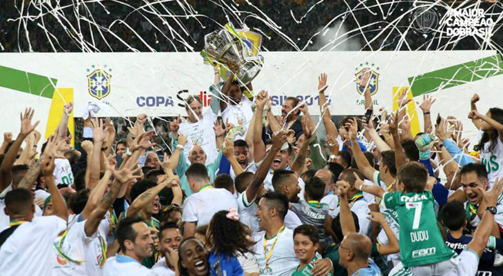  Palmeiras é o atual campeão da Copa do Brasil e entrará na disputa apenas nas oitavas de final!