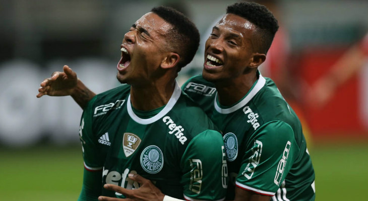  Palmeiras, do artilheiro Gabriel Jesus, tem o melhor saldo de gols entre os clubes do Brasileirão!