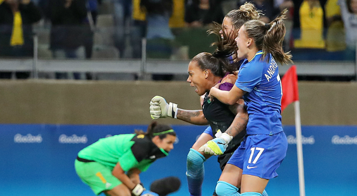  Goleira Bárbara tem fechado o gol da Seleção Brasileira no futebol feminino das Olimpíadas!