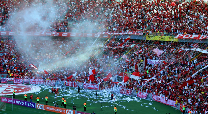  Internacional voltou a lotar o Beira-Rio e já tem a terceira melhor média de público do Brasileirão!