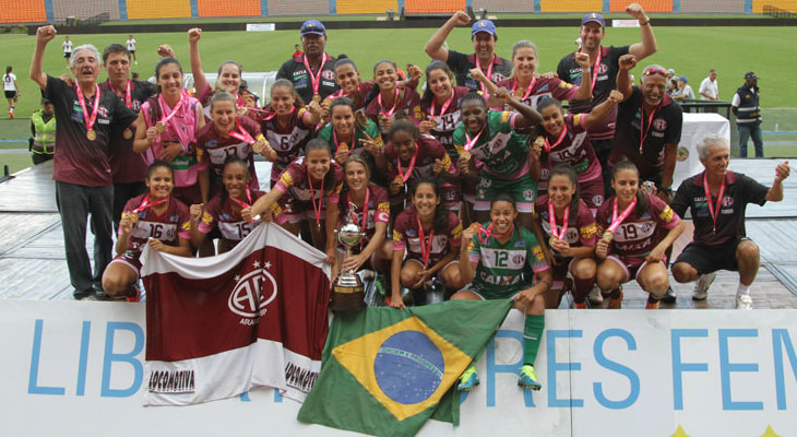  Ferroviária é a atual campeã da Libertadores Feminina que já tem seis títulos de clubes brasileiros!