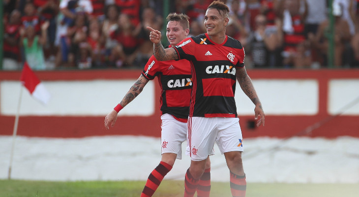  Guerrero já anotou quatro dos 11 gols do Flamengo na Taça Guanabara pelo Cariocão 2017!