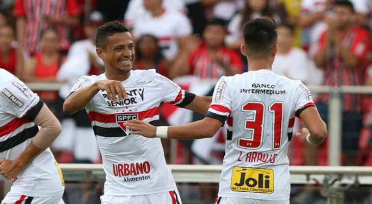  São Paulo fez quatro gols ante o Santo André e chegou a 21 em sete jogos pelo Paulistão!