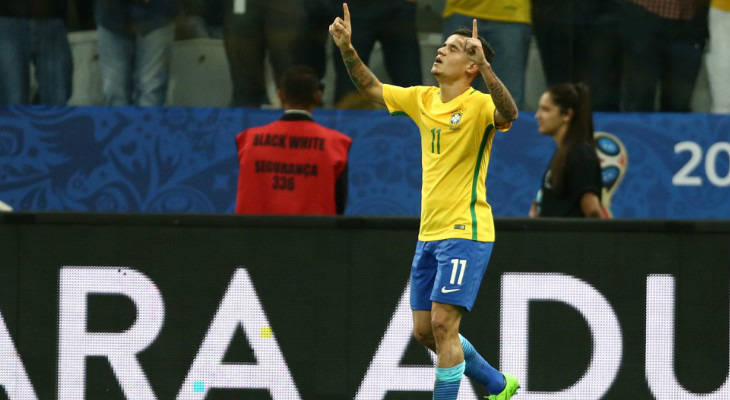  Phillipe Coutinho abriu o placar na vitória sobre o Paraguai e que garantiu o Brasil na Copa do Mundo 2018!