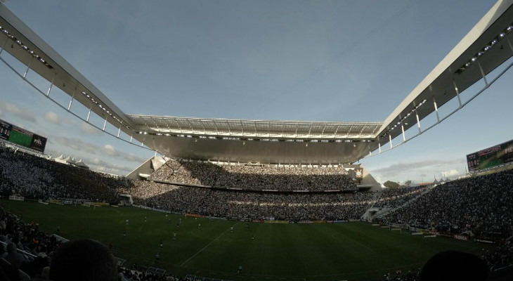  Mais de 46 mil torcedores estiveram na Arena Corinthians para festejar o título do Timão no Paulistão!