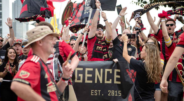  Atlanta United, pela primeira vez na MLS, vai bem em campo e dá espetáculo nas arquibancadas!