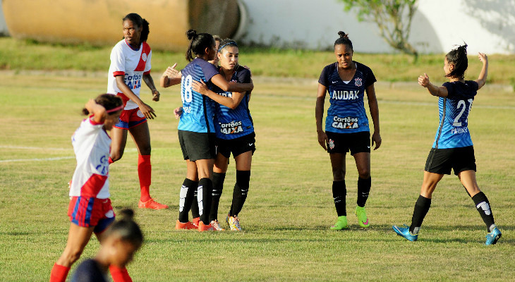  Corinthians, vice-campeão, foi o responsável pela maior goleada da edição 2017 do Brasileirão Feminino!