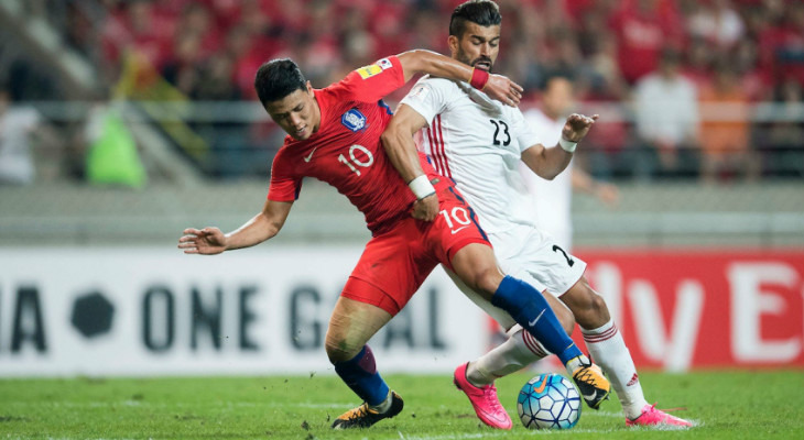  Irã segurou a Coreia do Sul e chegou a 12 jogos sem levar gols na Eliminatória da Ásia!