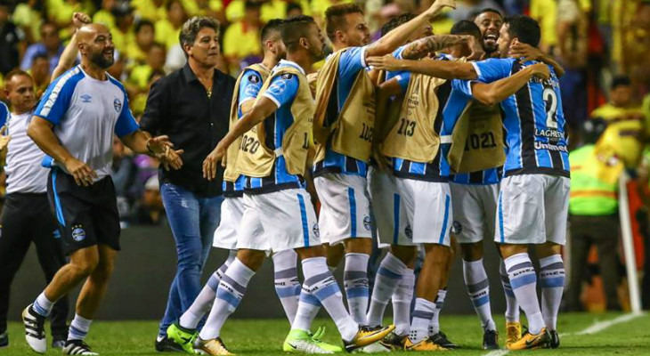  Grêmio atropelou o Barcelona fora de casa e ficou perto da sua quinta final na Libertadores!