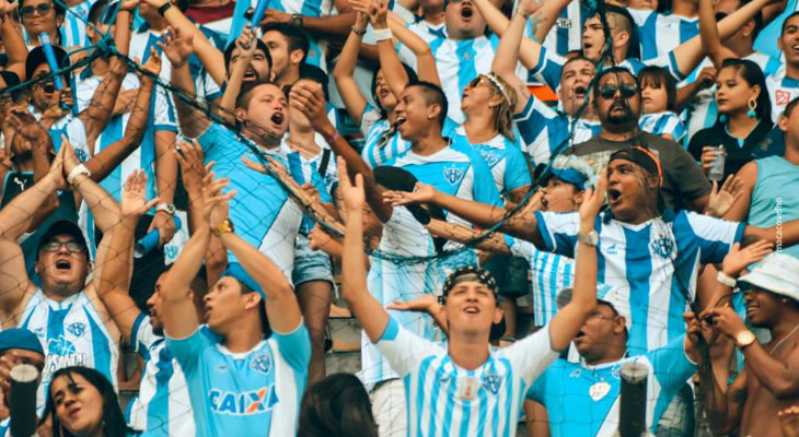  Torcida do Paysandu tem ido menos aos estádios, mas ainda assim está no Top 10 do ranking da Série B!