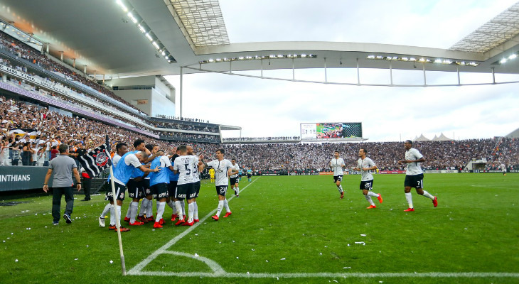  Arena Corinthians recebeu as comemorações dos títulos no Paulistão e também no Brasileirão em 2018!