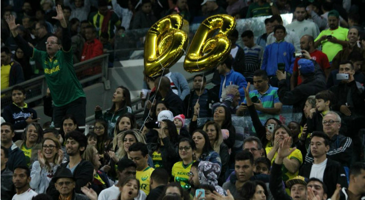  Cuiabá bateu seu recorde de público ao colocar mais de 19 mil torcedores na Arena Pantanal pela Série C!