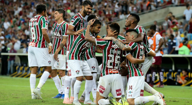  Fluminense é um dos três clubes brasileiros classificados às quartas de final da Sul-americana!