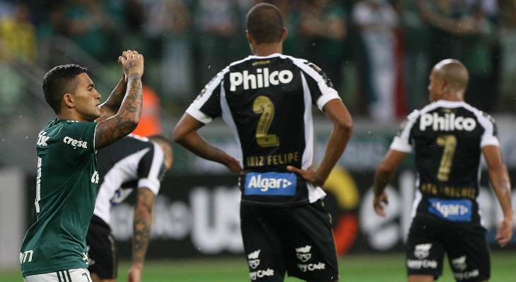  Palmeiras superou o rival Santos e se manteve na liderança isolada do Brasileirão!