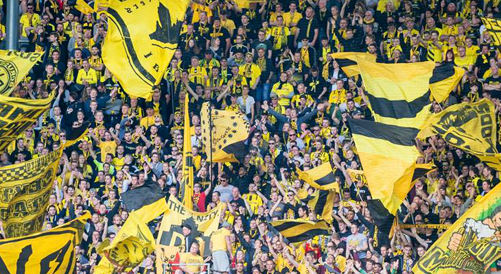  Borussia Dortmund tem a melhor média de público da Bundesliga e entre os líderes do quesito pela Europa!