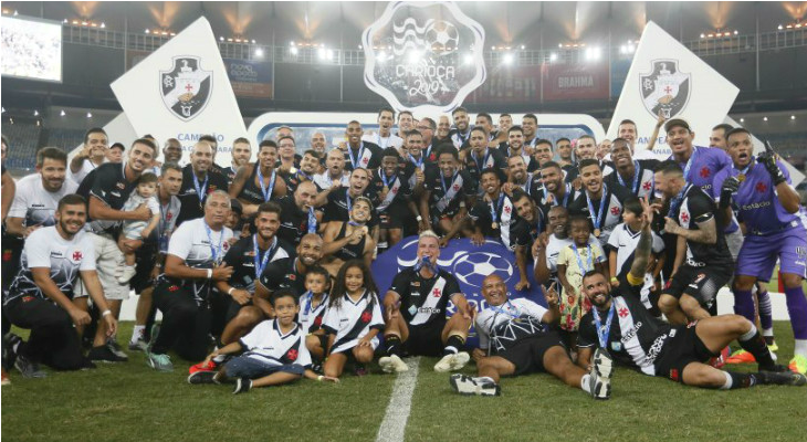  Vasco manteve o aproveitamento de 100ao vencer o Fluminense e conquistar o título da Taça Guanabara!