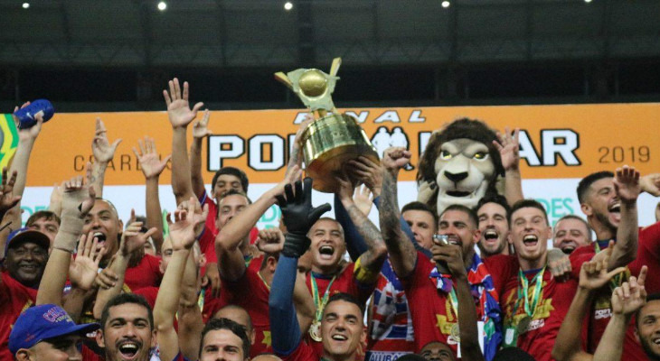  Fortaleza foi campeão da Série B do ano passado e, em 2019, já faturou o Campeonato Cearense!