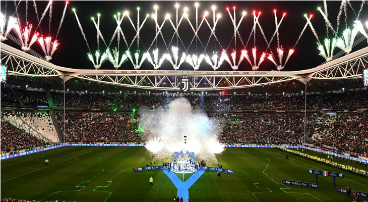  Juventus fez mais uma festa em campo e ainda melhorou sua média de público na Lega Serie A!