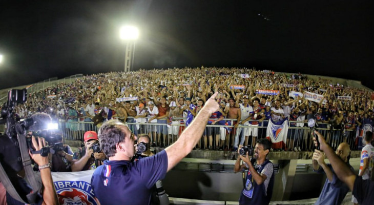  Torcida do Fortaleza lotou as arquibancadas para acompanhar o inédito título na Copa do Nordeste!