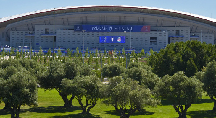  Wanda Metropolitano, em Madrid, receberá a final da UEFA Champions League entre Tottenham e Liverpool!