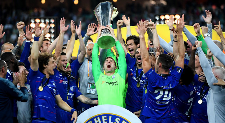  Chelsea, na campanha do seu segundo título, foi campeão invicto da UEFA Europa League!