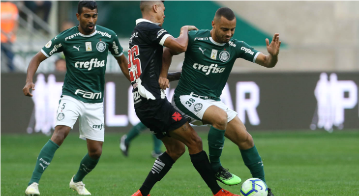  Palmeiras ficou no 1 a 1 com o Vasco e completou três jogos sem vitória no Brasileirão!