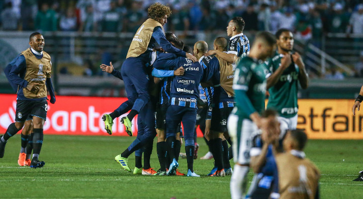  Grêmio passou pelo Palmeiras e disputará a semifinal pela 10ª vez na Libertadores!