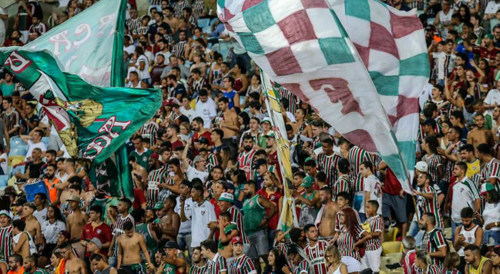  Torcida tem comparecido ao Maracanã mesmo com a campanha irregular do Fluminense no Brasileirão!