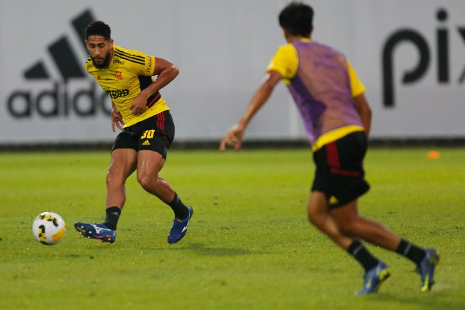  Zagueiro Pablo durante treinamento no Flamengo