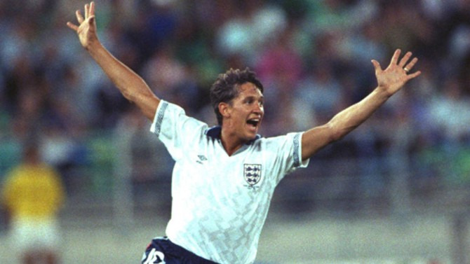  Gary Lineker fez seus dez gols em seis jogos pelas Copas de 1986, no México, e de 1990, na Itália!