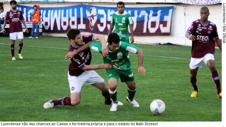  Luverdense não deu chances ao Caxias e fez história própria e para o estado do Mato Grosso!