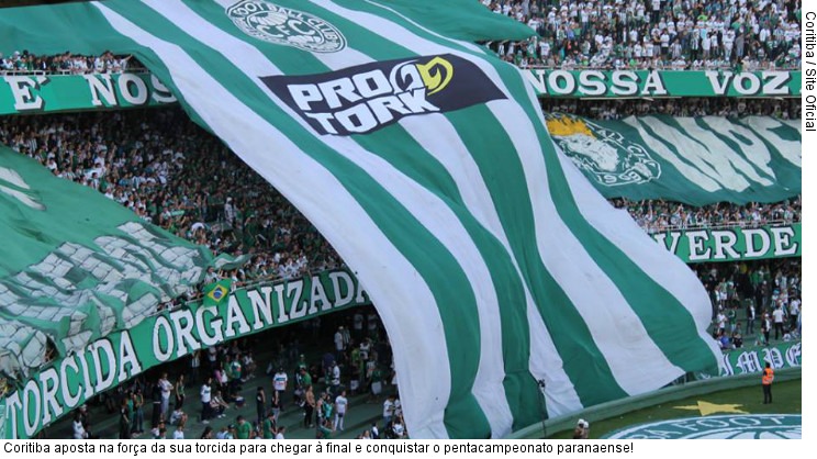  Coritiba aposta na força da sua torcida para chegar à final e conquistar o pentacampeonato paranaense!