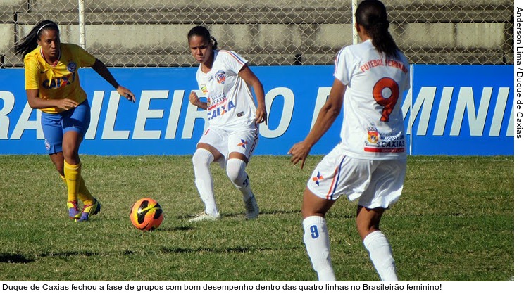  Duque de Caxias fechou a fase de grupos com bom desempenho dentro das quatro linhas no Brasileirão feminino!