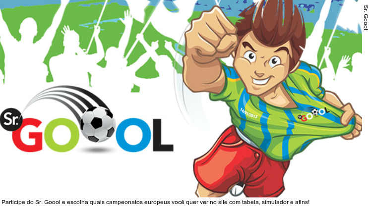  Participe do Sr. Goool e escolha quais campeonatos europeus você quer ver no site com tabela, simulador e afins!