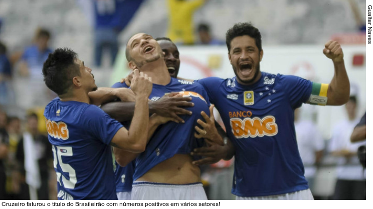  Cruzeiro faturou o título do Brasileirão com números positivos em vários setores!