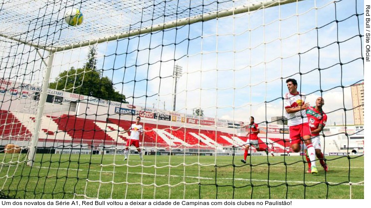  Um dos novatos da Série A1, Red Bull voltou a deixar a cidade de Campinas com dois clubes no Paulistão!