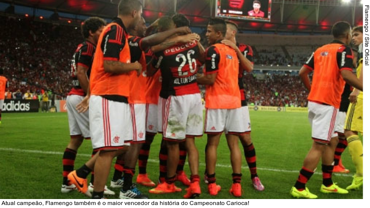  Atual campeão, Flamengo também é o maior vencedor da história do Campeonato Carioca!