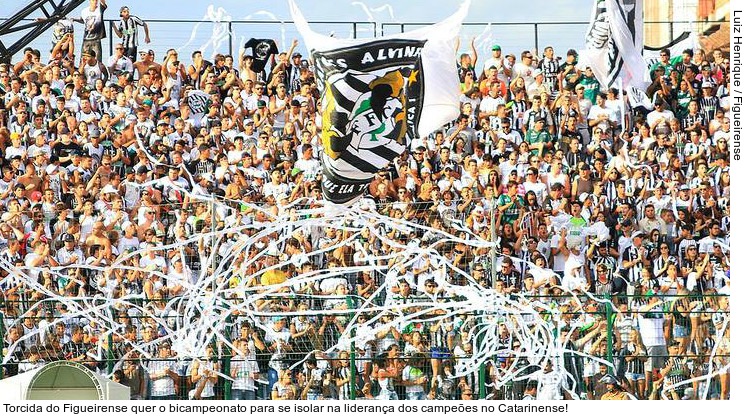  Torcida do Figueirense quer o bicampeonato para se isolar na liderança dos campeões no Catarinense!