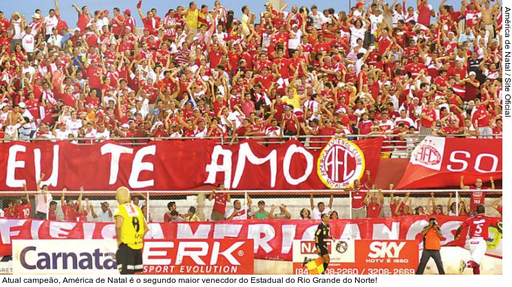  Atual campeão, América de Natal é o segundo maior venecdor do Estadual do Rio Grande do Norte!