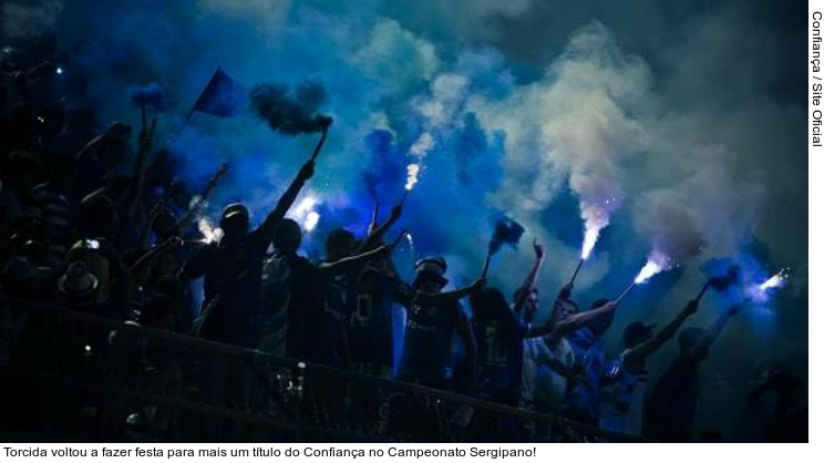  Torcida voltou a fazer festa para mais um título do Confiança no Campeonato Sergipano!