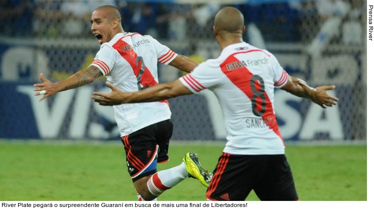  River Plate pegará o surpreendente Guaraní em busca de mais uma final de Libertadores!